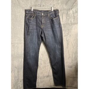 Lucky Brand 221 Straight Dark Wash Mens Jeans Size 38x34‎